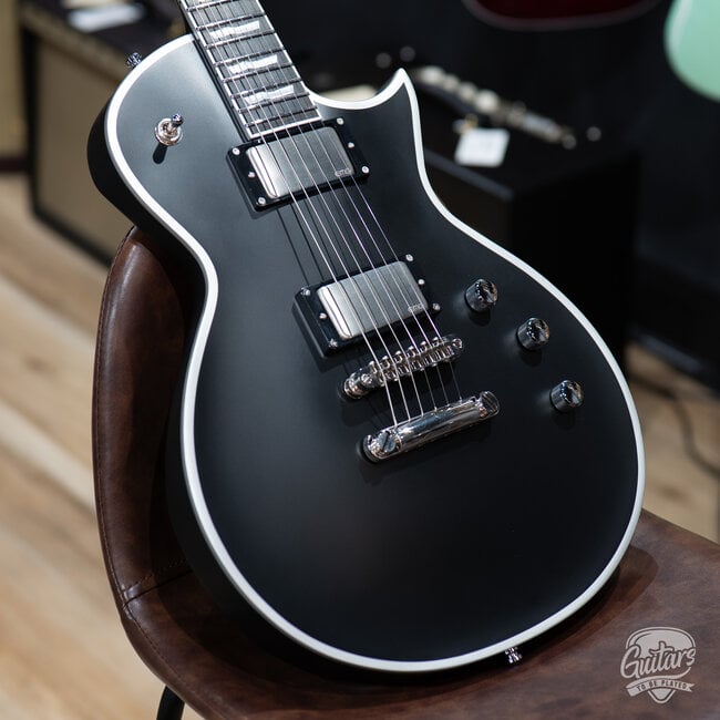 ESP E-II Eclipse BB Bold Binding EMG Guitar w/ Case – Black Satin (B-stock)