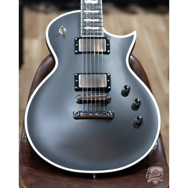 ESP E-II Eclipse BB Bold Binding EMG Guitar w/ Case – Black Satin (B-stock)