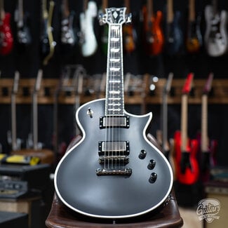 ESP Guitars ESP E-II Eclipse BB Bold Binding EMG Guitar w/ Case – Black Satin (B-stock)