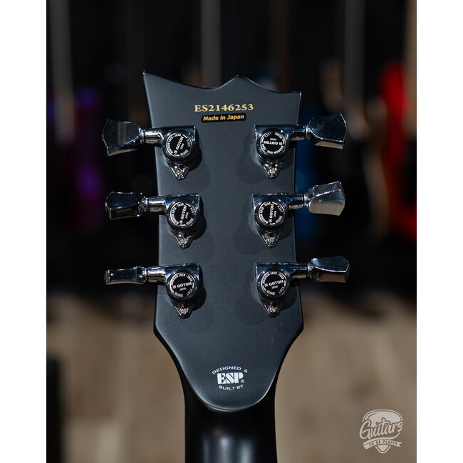 ESP E-II Eclipse BB Bold Binding EMG Guitar w/ Case – Black Satin (B-stock)