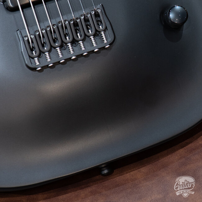 ESP E-II Horizon NT-7B Hipshot 7-String Baritone w/ Case – Black Satin (B-stock)