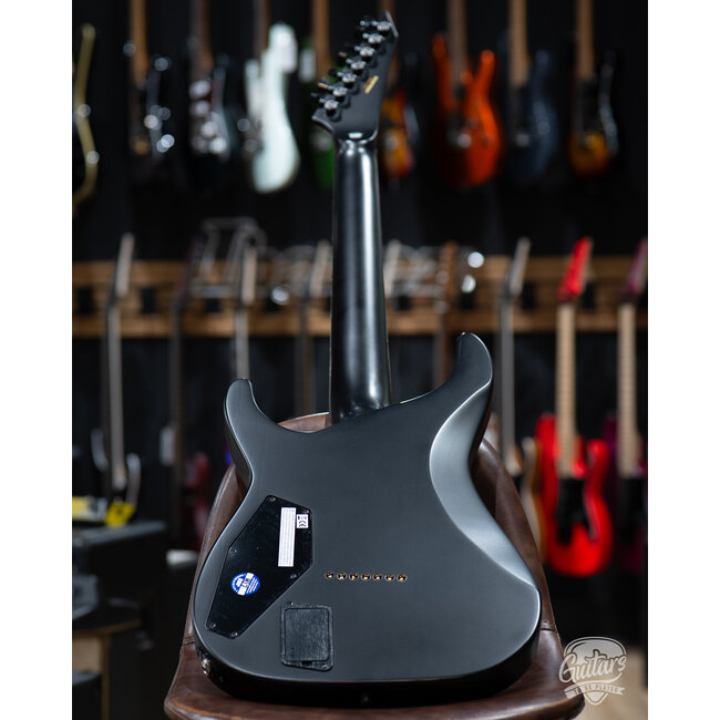 ESP E-II Horizon NT-7B Hipshot 7-String Baritone w/ Case – Black Satin (B-stock)
