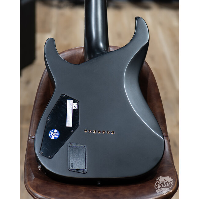 ESP E-II Horizon NT-7B Hipshot 7-String Baritone w/ Case – Black Satin (B-stock)
