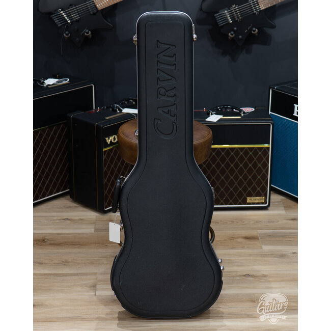 Used Carvin DC200 Neck Through Floyd Rose Guitar w/ Case – Ebony