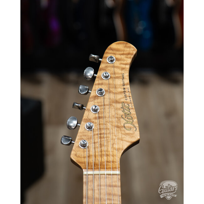 2023 Xotic XSC-1 Ash S-Style w/ Roasted Flame Maple Neck – 3-Tone Burst