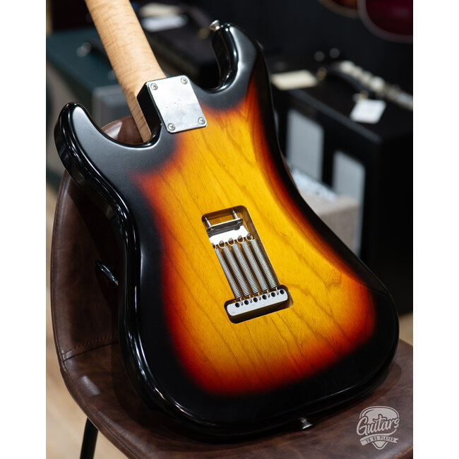 2023 Xotic XSC-1 Ash S-Style w/ Roasted Flame Maple Neck – 3-Tone Burst