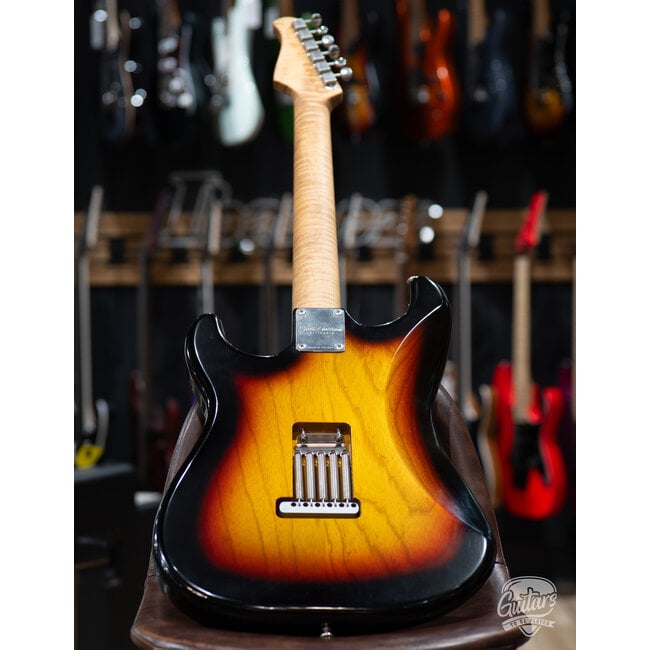 2023 Xotic XSC-1 Ash S-Style w/ Roasted Flame Maple Neck – 3-Tone Burst