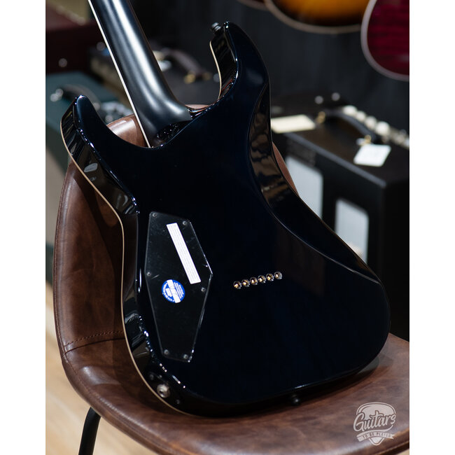 ESP E-II M-II NT Quilt Top & Maple Fretboard Guitar – Black Turquoise Burst
