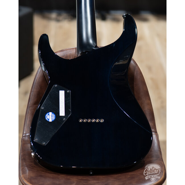 ESP E-II M-II NT Quilt Top & Maple Fretboard Guitar – Black Turquoise Burst