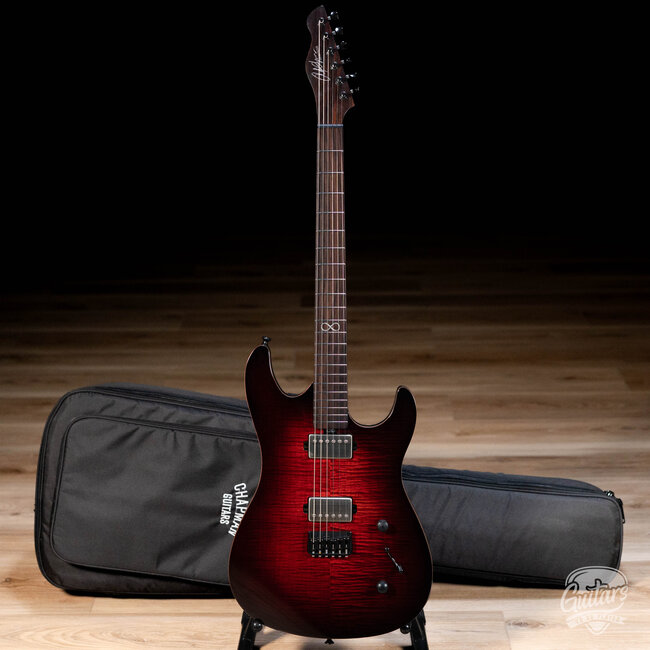 Chapman Scout Legacy S Style Hard Tail Guitar w/ Bag – Blood Moon