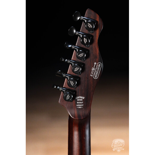 Chapman Scout Legacy S Style Hard Tail Guitar w/ Bag – Blood Moon