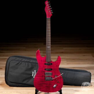 Chapman Chapman Scout Traditional S-Style Tremolo Guitar w/ Bag – Hot Cherry