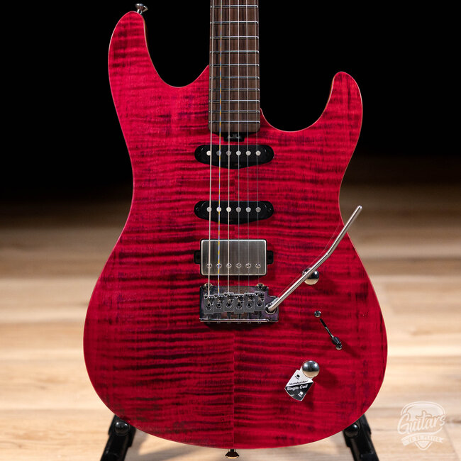 Chapman Scout Traditional S Style Tremolo Guitar w/ Bag – Hot Cherry