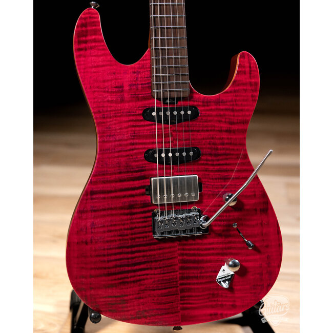 Chapman Scout Traditional S Style Tremolo Guitar w/ Bag – Hot Cherry