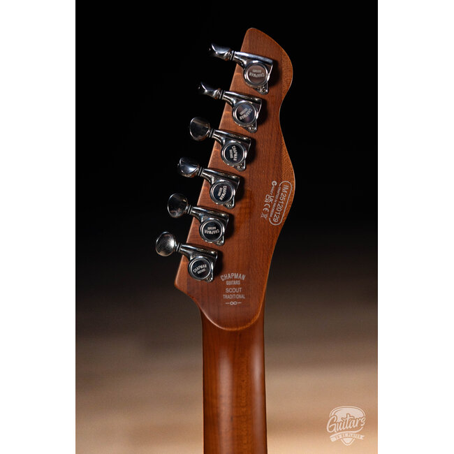 Chapman Scout Traditional S Style Tremolo Guitar w/ Bag – Hot Cherry