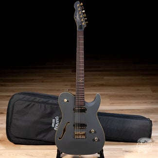 Chapman Chapman SAR63 Chris Robertson Semi Hollow Guitar w/ bag – Slate Black