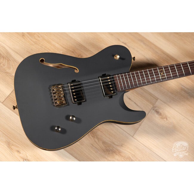 Chapman SAR63 Chris Robertson Semi Hollow Guitar w/ bag – Slate Black