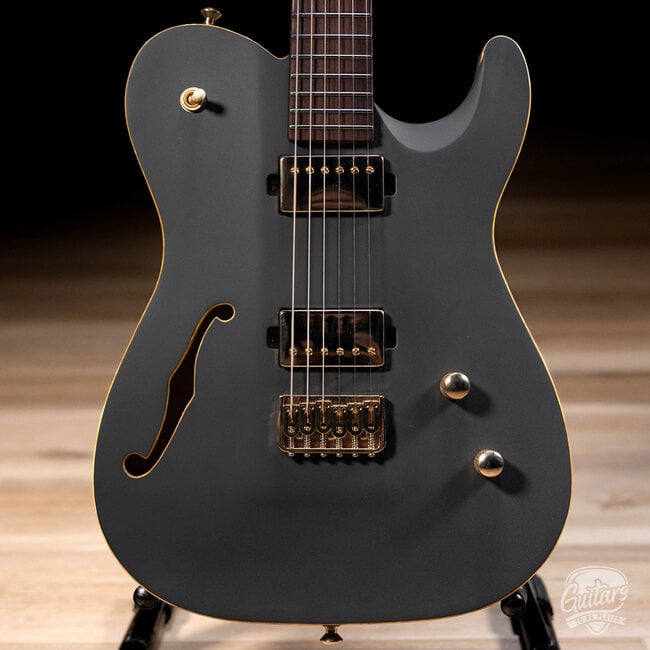 Chapman SAR63 Chris Robertson Semi Hollow Guitar w/ bag – Slate Black