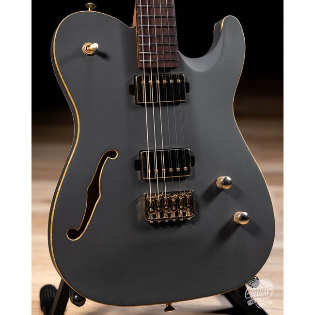 Chapman SAR63 Chris Robertson Semi Hollow Guitar w/ bag – Slate Black