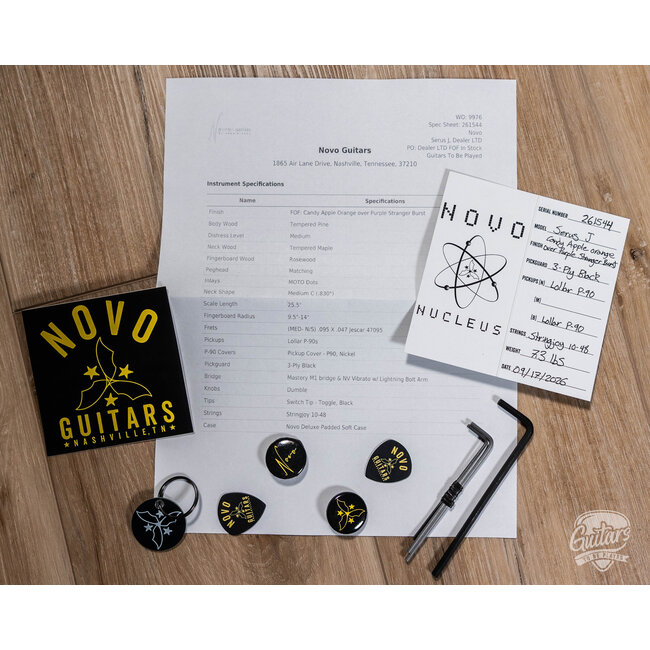 Novo Dealer Limited Nucleus Serus J – Candy Apple Orange/Purple Stranger Burst