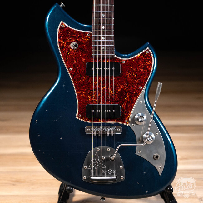 Novo Custom Serus J Guitar w/ Lollar P-90s & Chunky C Neck – Lake Como Blue