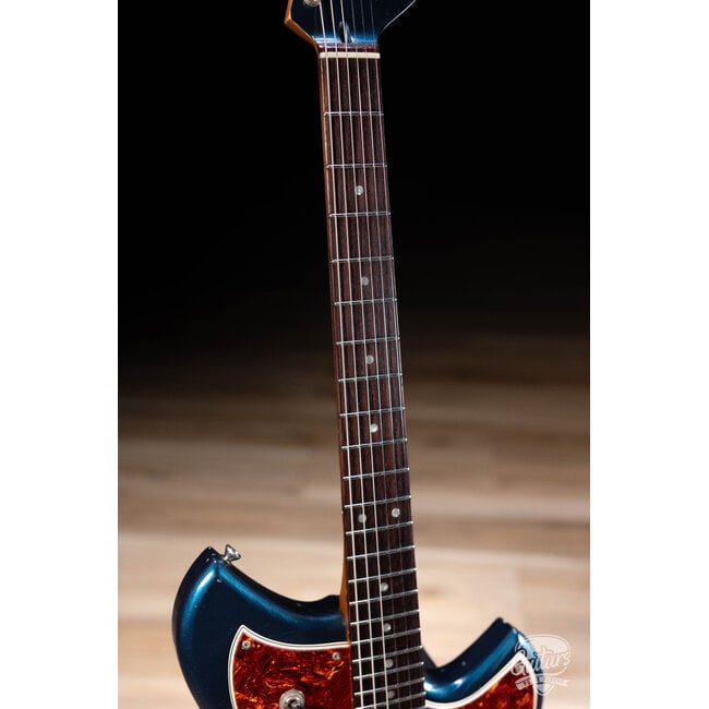 Novo Custom Serus J Guitar w/ Lollar P-90s & Chunky C Neck – Lake Como Blue