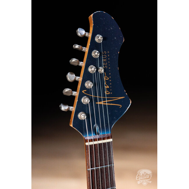 Novo Custom Serus J Guitar w/ Lollar P-90s & Chunky C Neck – Lake Como Blue