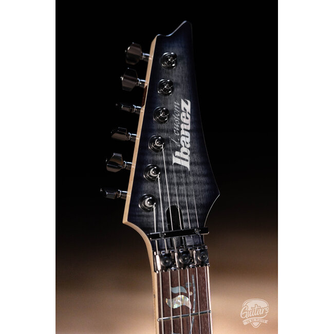 Ibanez J. Custom RG8570  Electric Guitar w/ Case – Black Rutile