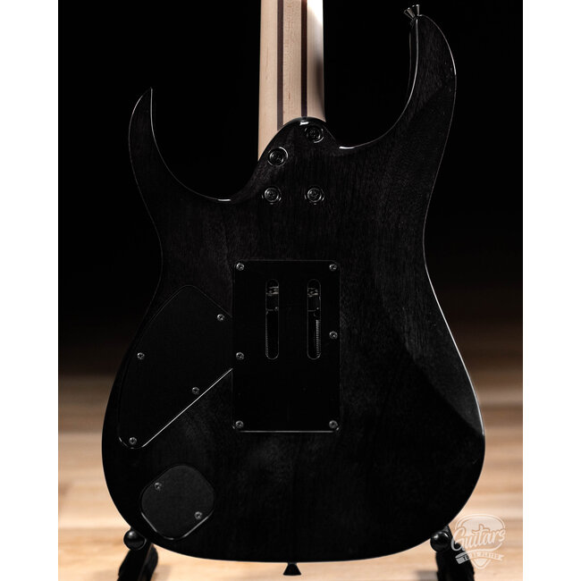 Ibanez J. Custom RG8570  Electric Guitar w/ Case – Black Rutile