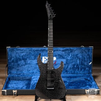 ESP Guitars ESP USA M-II DX FR w/ Fishman Fluence & Floyd Rose – Black Sparkle