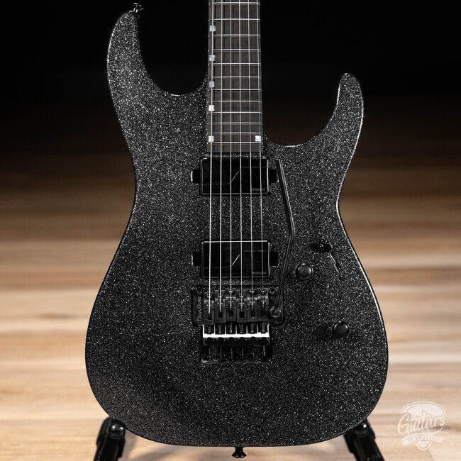 ESP USA M-II DX FR w/ Fishman Fluence & Floyd Rose – Black Sparkle