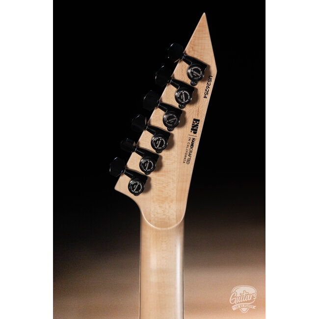 ESP USA M-II DX FR w/ Fishman Fluence & Floyd Rose – Black Sparkle
