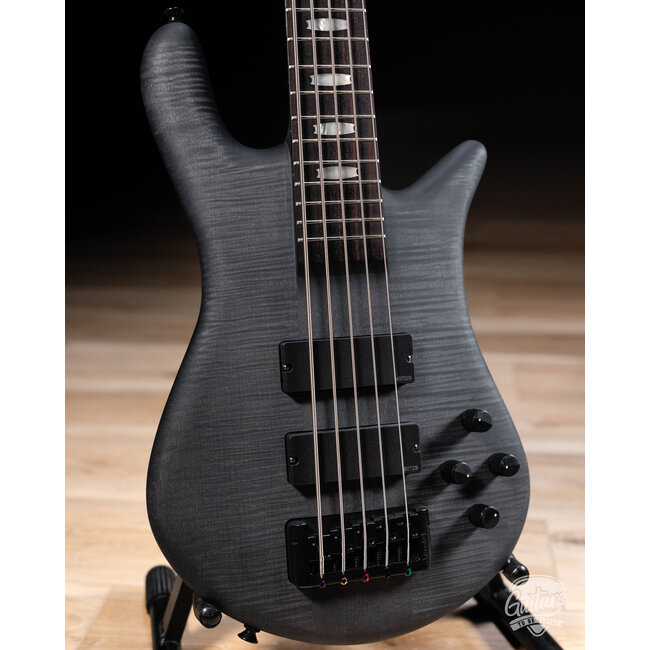 Spector Euro 5 LX Neck-Thru 5-String EMG Bass – Trans Black Stain Matte