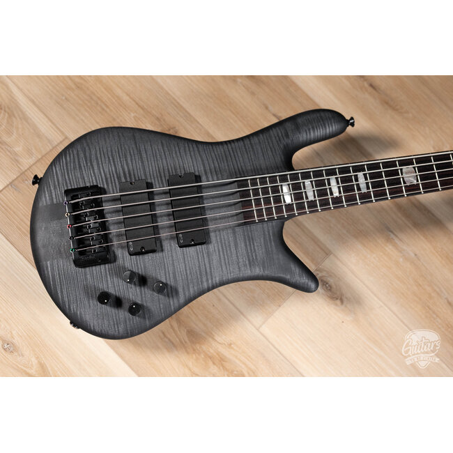 Spector Euro 5 LX Neck-Thru 5-String EMG Bass – Trans Black Stain Matte