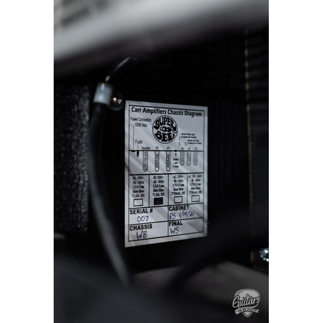 2021  Carr Amps Super Bee 10W 1x12” Combo – Black