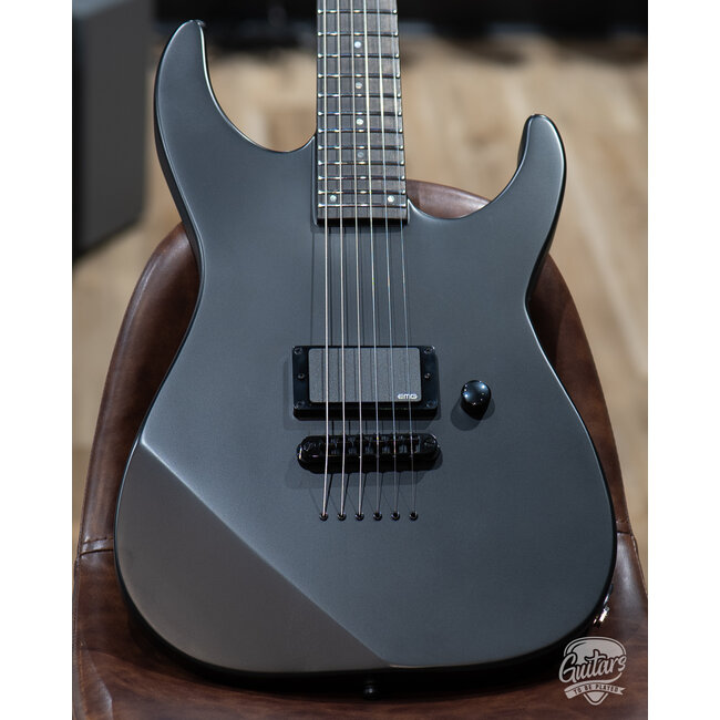 ESP E-II M-I NT Neck Thru EMG Guitar w/ Case – Black Satin (B-Stock)