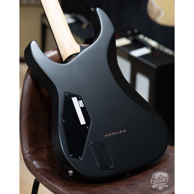 ESP E-II M-I NT Neck Thru EMG Guitar w/ Case – Black Satin (B-Stock)