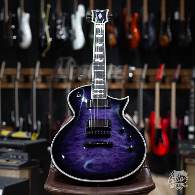 ESP E-II Eclipse EMG Electric Guitar w/ Case – Reindeer Blue (B-stock)