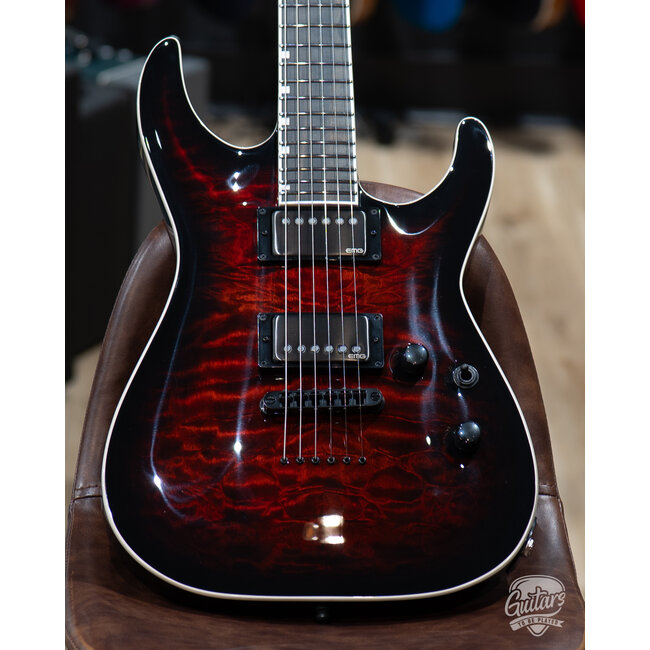 ESP E-II Horizon NT-II EMG w/ Case – See Thru Black Cherry Sunburst (B-stock)