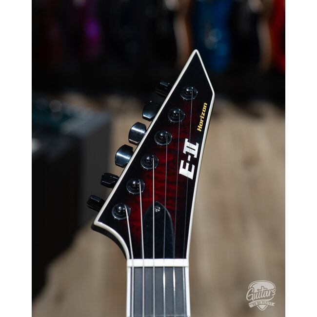 ESP E-II Horizon NT-II EMG w/ Case – See Thru Black Cherry Sunburst (B-stock)
