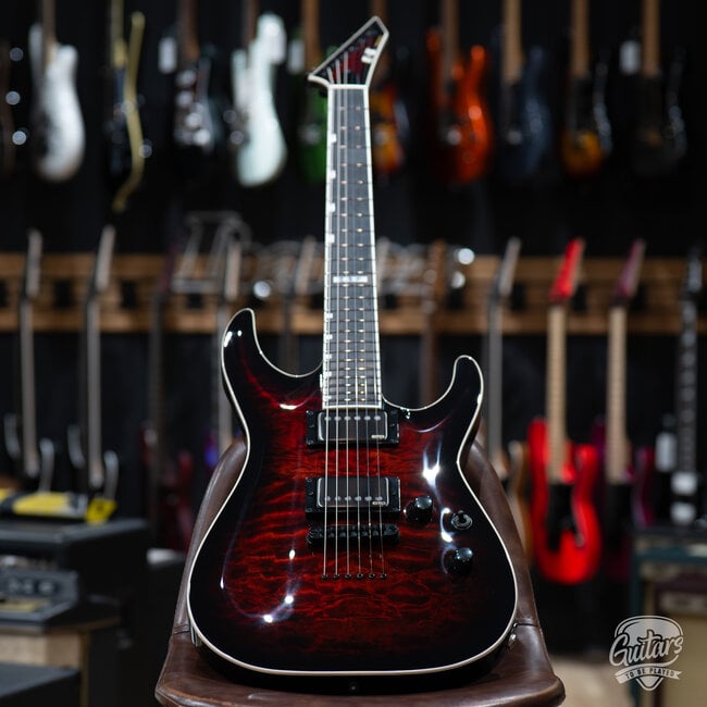 ESP E-II Horizon NT-II EMG w/ Case – See Thru Black Cherry Sunburst (B-stock)