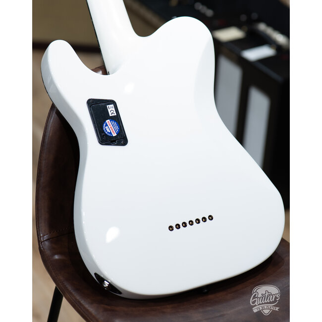 ESP E-II T-B7 Baritone 7-String EMG Guitar w/ Case – Snow White (B-stock)