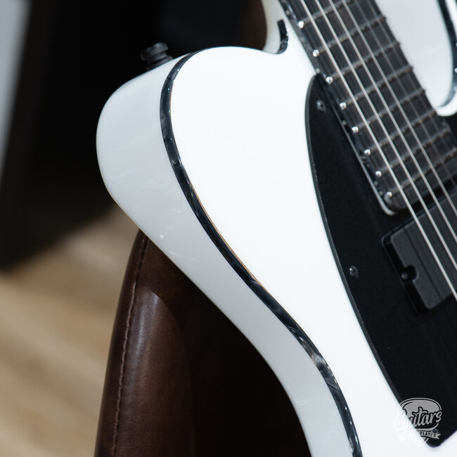 ESP E-II T-B7 Baritone 7-String EMG Guitar w/ Case – Snow White (B-stock)