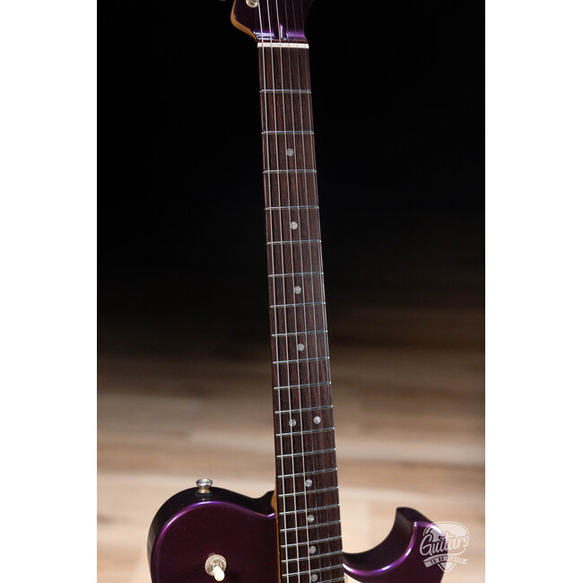Starr Guitars Hustler Seymour Duncan P-90 Guitar w/ Case – Deep Lilac Pearl