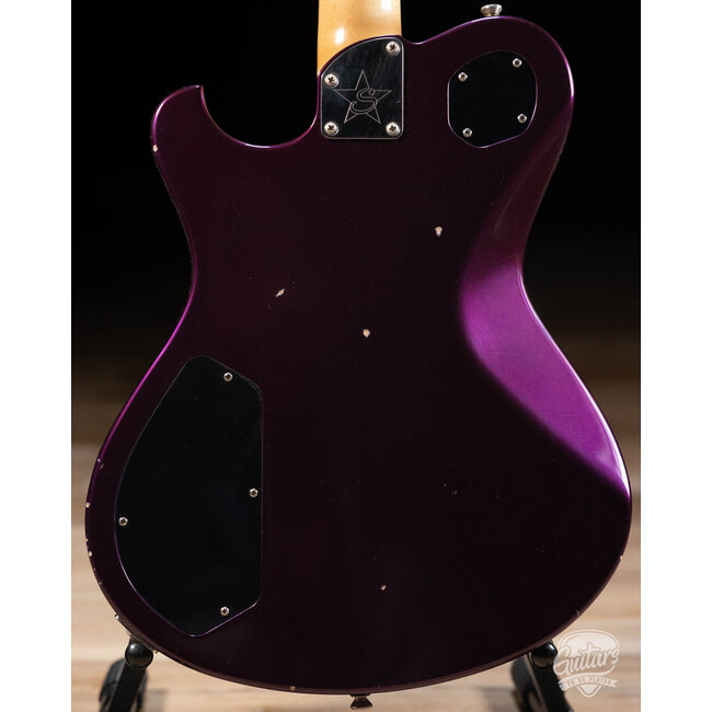 Starr Guitars Hustler Seymour Duncan P-90 Guitar w/ Case – Deep Lilac Pearl