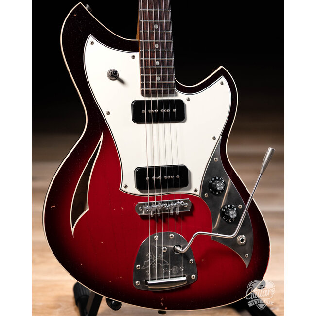 Novo Custom Miris J Semi-Hollow Guitar w/ Lollar P-90s – Silvertone Burst