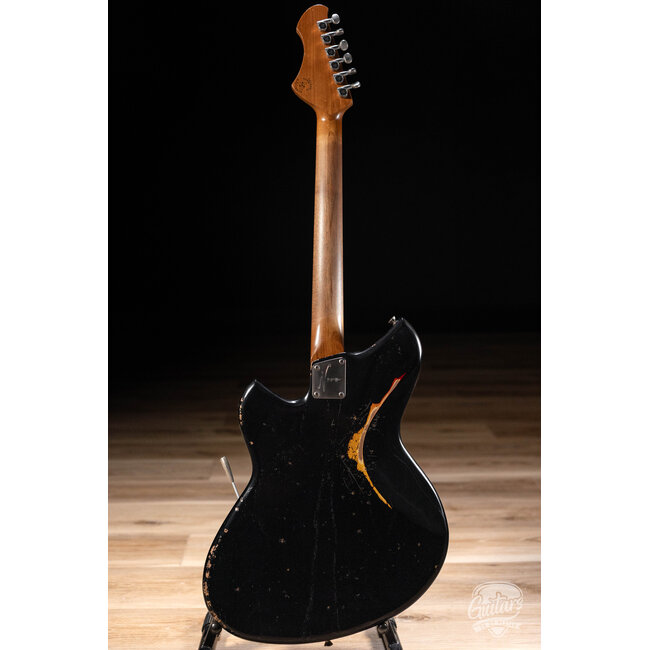 Novo Custom Miris JHH Semi-Hollow w/ Fralin Modern PAF's – Bull Black/3TSB