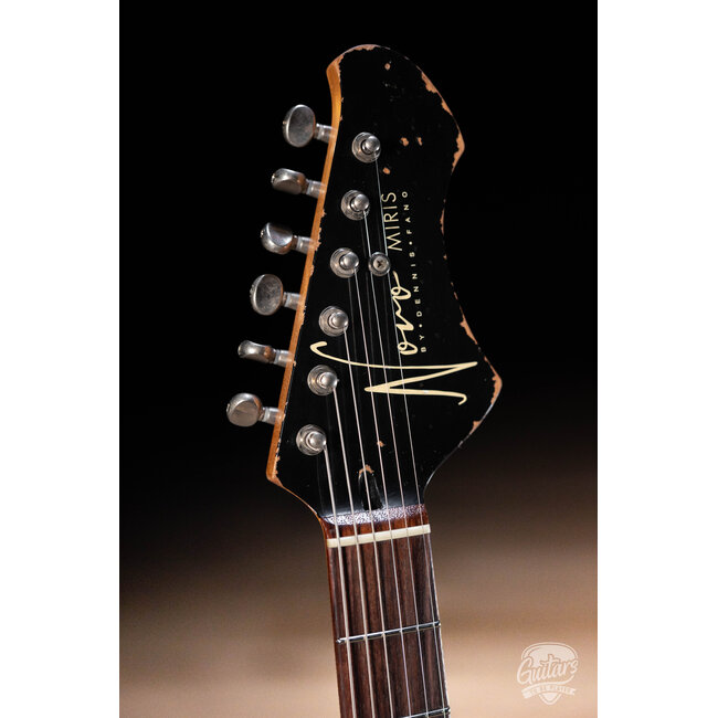 Novo Custom Miris JHH Semi-Hollow w/ Fralin Modern PAF's – Bull Black/3TSB