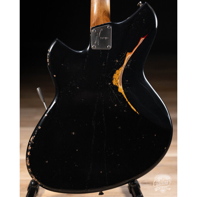 Novo Custom Miris JHH Semi-Hollow w/ Fralin Modern PAF's – Bull Black/3TSB