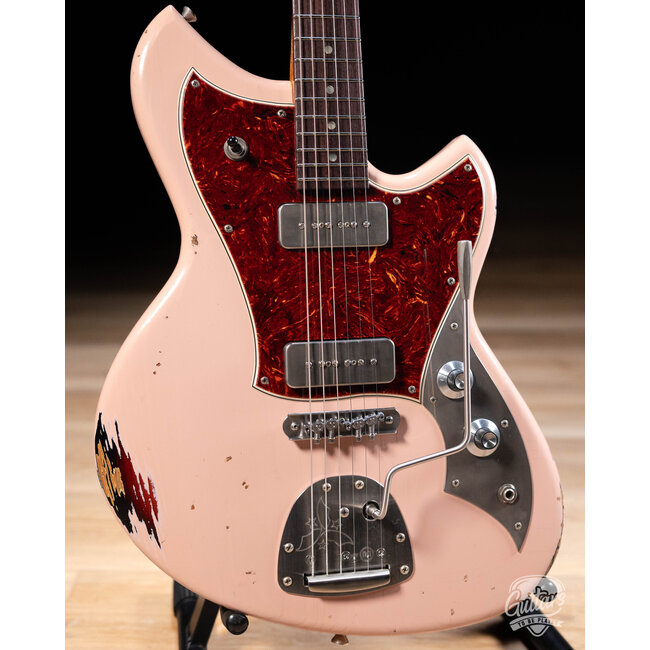 Novo Dealer Limited Nucleus Serus J Guitar – Shell Pink over ‘64 3-Tone Burst